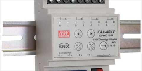 El actuador y regulador de OLFER incorpora Led drivers para optimizar la planificación del edificio