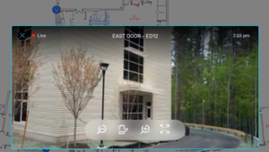 Un pantallazo de una de las imágenes de las cámaras de seguridad.