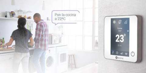 Los asistentes virtuales Alexa y Google Assistant se integran en el termostato Airzone