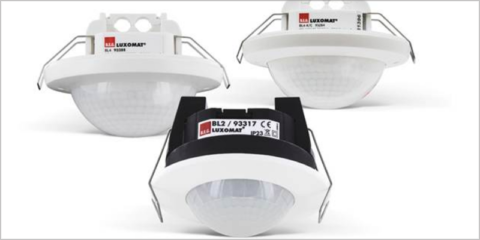 Detectores de movimiento para estancias reducidas, espacios grandes y pasillos