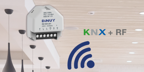 Dinuy presenta la gama KNX Radio-Frecuencia S-Mode para la integración completa con el sistema bus