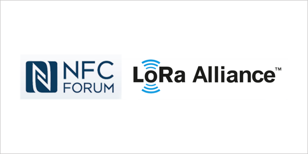 Logos de Forum NFC y Alianza LoRa.