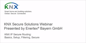 Portada del webinar KNX IP Secure.