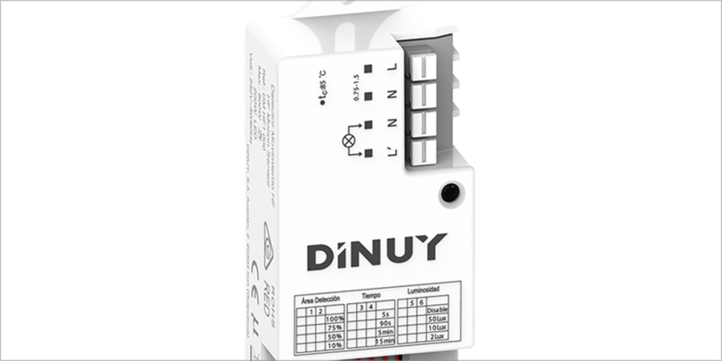 Detector de movimiento DM HF1 000 de Dinuy.