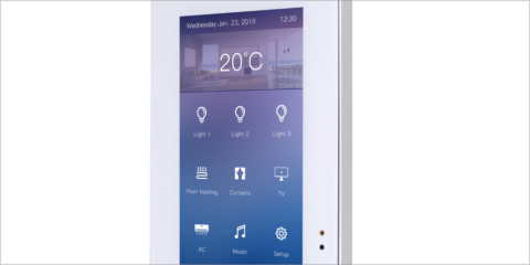 Enviro, el panel inteligente multifuncional con KNX para el control de los dispositivos conectados