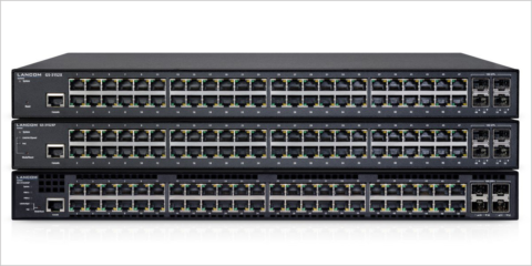 La serie de conmutadores GS-3152X proporciona altas velocidades de transmisión y optimiza el tráfico de datos