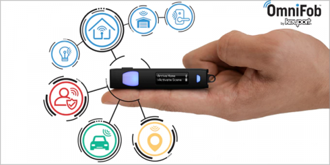 OmniFob, el llavero inteligente para el control remoto de los sistemas automatizados de los hogares