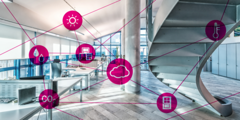 El sistema Building Monitoring & Analytics monitoriza las espacios de los edificios para obtener un mayor confort