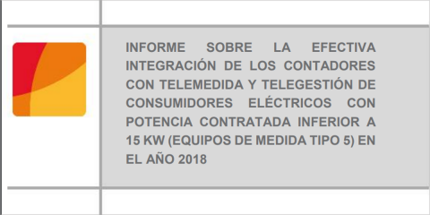 Los contadores inteligentes integrados en el sistema de telegestión superan el 98% en 2018