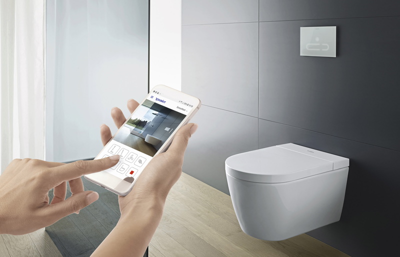 Cuando Hazme bolita Los usuarios pueden personalizar su baño inteligente a través de una  aplicación móvil • CASADOMO