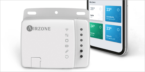 Los equipos de climatización Inverter/VRF disponen de un controlador de la temperatura por Wi-Fi