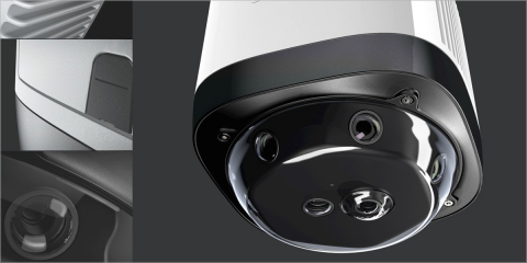Cámara con ángulos de visión de 180º y 360º para reducir los costes operativos en los sistemas de videovigilancia