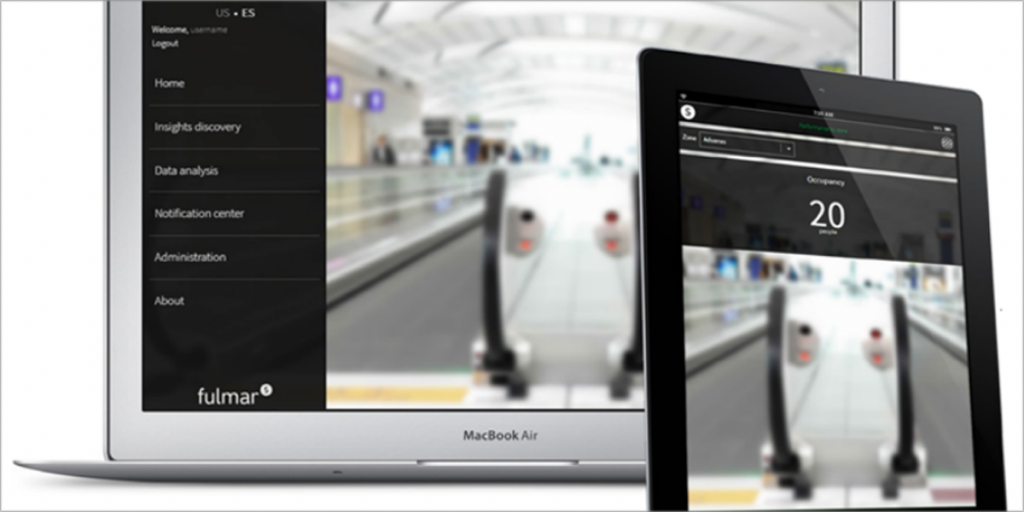 Aplicación Fulmar, desarrollada por Ikusi, para facilitar a los aeropuertos las tareas de seguimiento y monitorización de pasajeros.