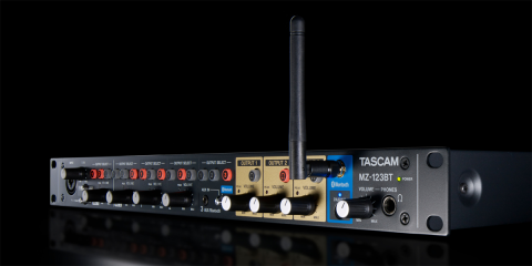 Nuevo mezclador de audio compacto con Bluetooth para reproducir audio desde dispositivos móviles