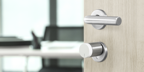 El cilindro pomo SMARTair de Tessa Assa Abloy permite los accesos con el teléfono inteligente