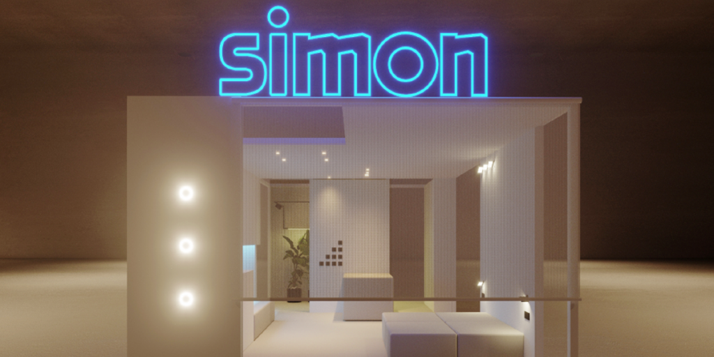 La habitación ficticia de Simon.