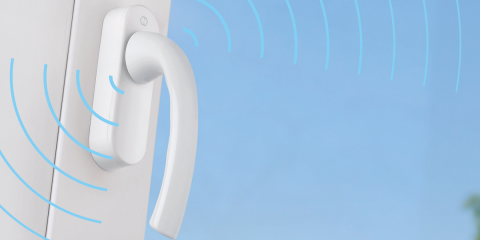 La manilla inteligente con recolector de energía avisa de la apertura de ventanas y puertas