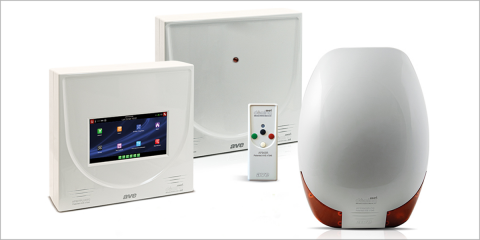 Señal inalámbrica y por cable en las unidades centrales anti-intrusión proporcionan una solución mixta de seguridad