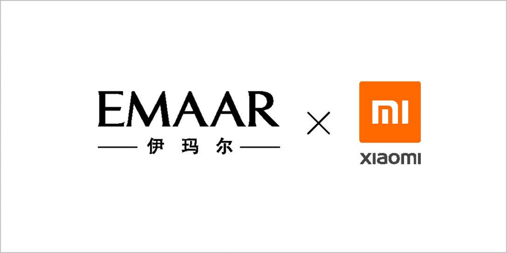 Logotipos de Emaar y Xioami.