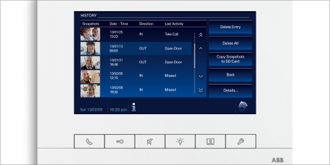 La nueva pantalla de 7 pulgadas de Niessen dispone de una interfaz de usuario autoexplicativa