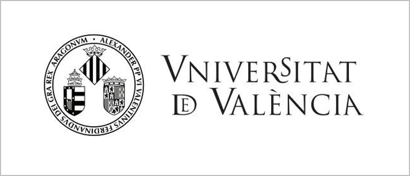 Logo de la universidad de Valencia. 