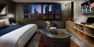 Interior de una de las habitaciones del The Anndore House.