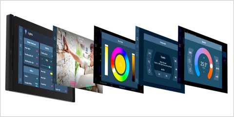 Control centralizado de los sistemas domóticos en oficinas y hogares con la pantalla táctil Opus de Teletask
