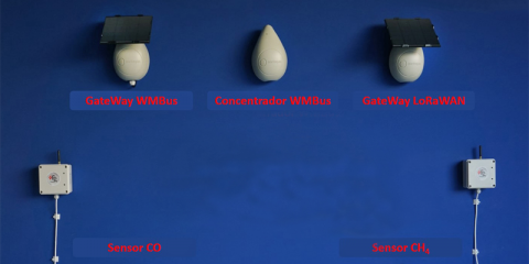 Telelectura de contadores de agua y gas a través de una gateway autónoma con tecnología LoRaWAN