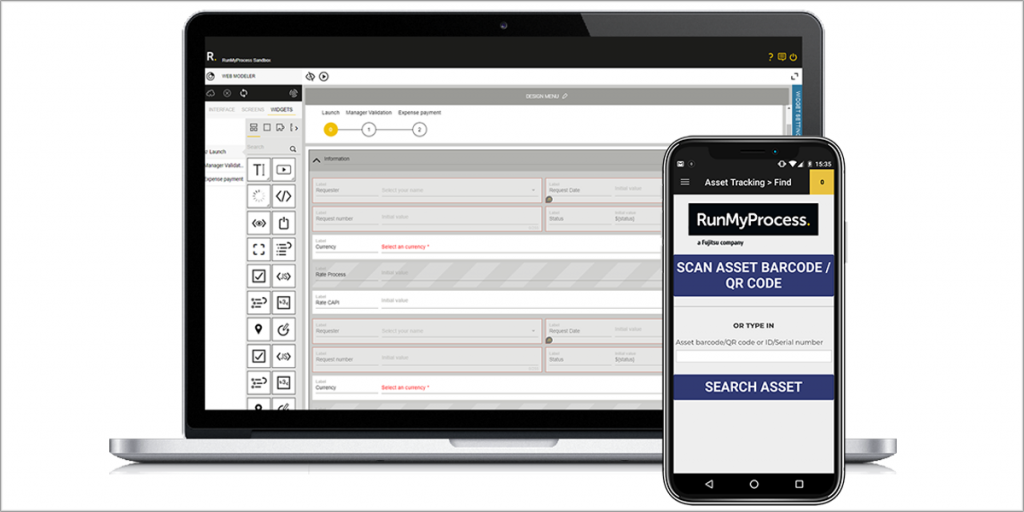 Plataforma RunMyBuilding de Fujitsu RunMyProcess.
