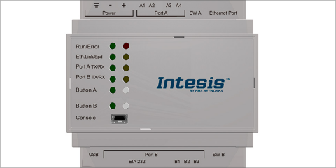 Las pasarelas de traducción de protocolo de Intesis aseguran la interoperabilidad de los proyectos de automatización