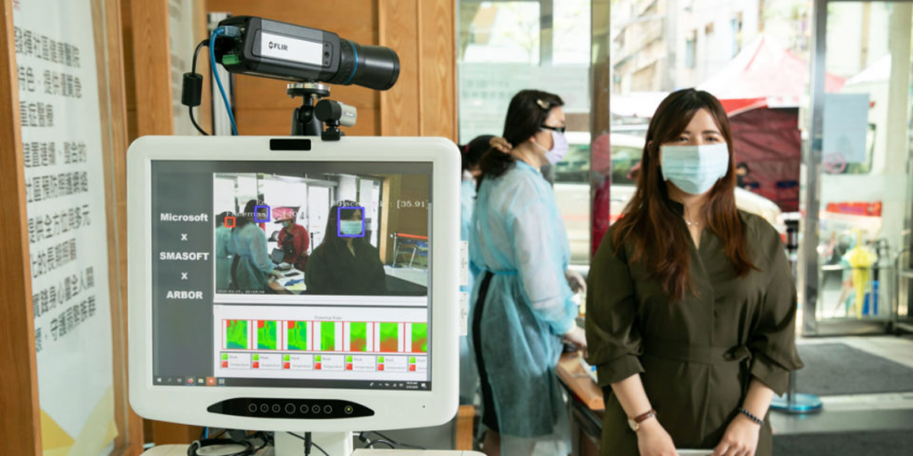 Sistema de detección de Microsoft en el Hospital de Taiwán.