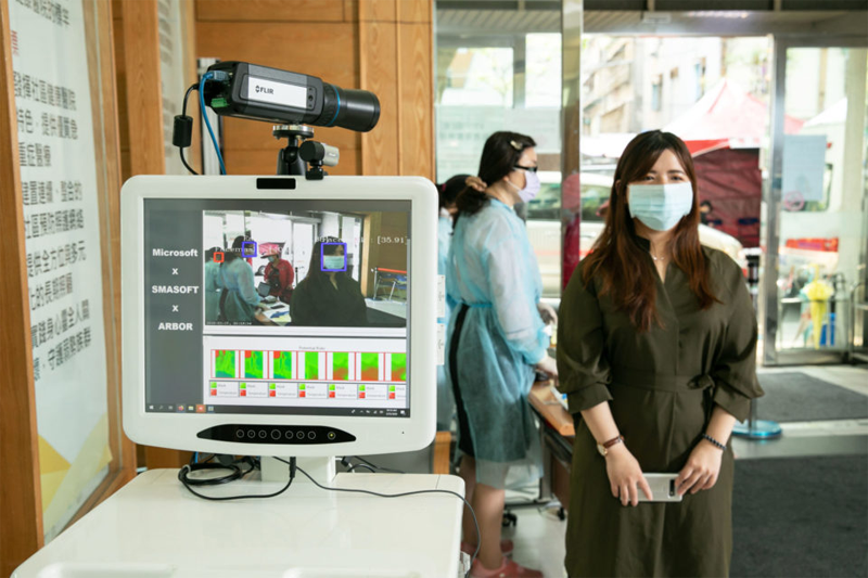 Sistema de detección de Microsoft en el Hospital de Taiwán.