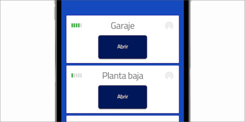 Aplicación móvil para reducir el contacto físico en el pulsador del ascensor o en el teclado del control de acceso