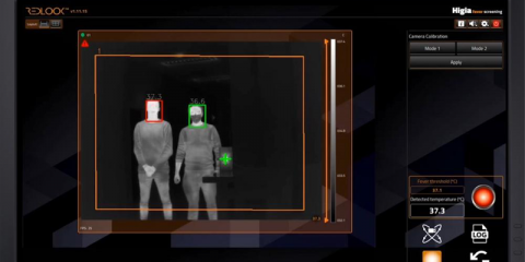 Sistema de medición de la temperatura corporal que realiza detección rápida de la fiebre