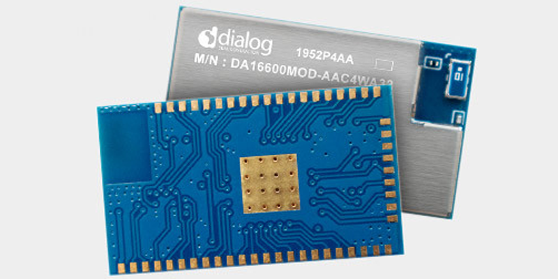 Módulo DA16600 de Dialog Semiconductor.
