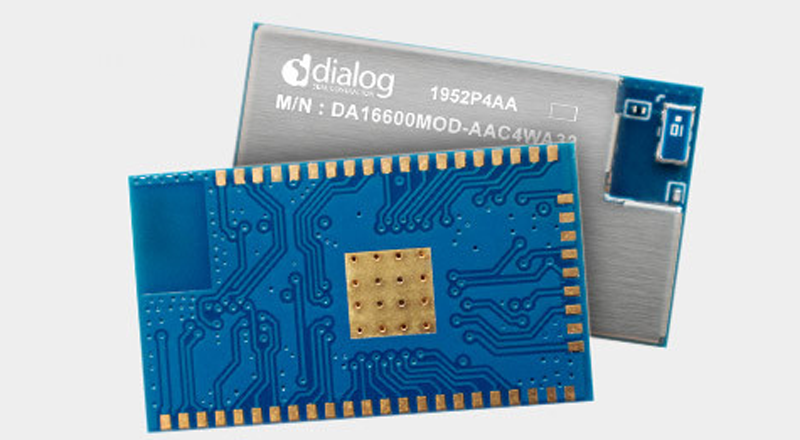 Módulo DA16600 de Dialog Semiconductor.