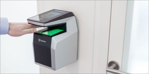 Sistema biométrico sin contacto que ofrece una lectura de cuatro dedos en menos de un segundo