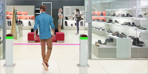 Semáforo inteligente para el control de aforo de las tiendas en tiempo real