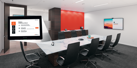 Sistema de videoconferencia que integra sensores para el control domótico de la sala