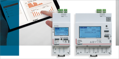 Contadores de energía inteligentes EMDX³ de Legrand