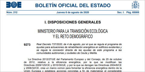 El Programa de Rehabilitación Energética de Edificios (PREE) incluye los sistemas domóticos