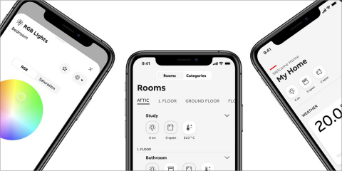 ABB-free@home Next, aplicación reconocida por su diseño de la interfaz de usuario