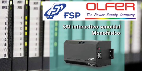 SAI interactivo de Electrónica OLFER para la continuidad de la energía eléctrica