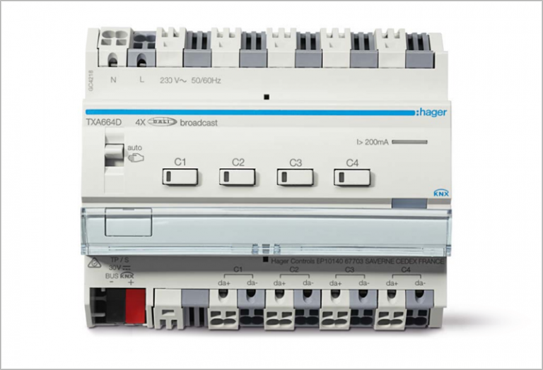 Hager presenta su nuevo actuador DALI KNX easy con control de cuatro ...