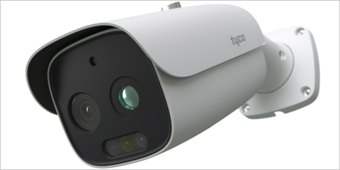 Cámara térmica que monitoriza la temperatura corporal de grupos de personas