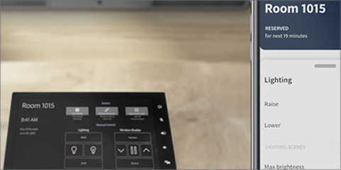 Gestión de los sistemas inteligentes de la sala con cualquier dispositivo personal