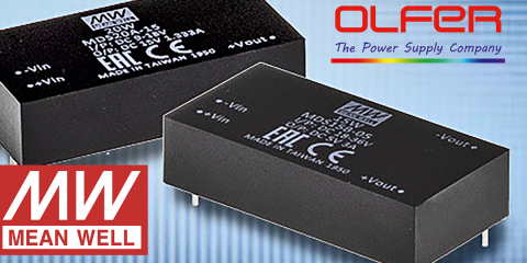 Electrónica OLFER dispone de dos nuevas versiones de convertidores CC/CC médicas