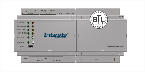 Nueva pasarela de comunicación Profinet-BACnet de control de edificios de Intesis