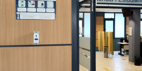 La Universitat Jaume I de Castellón instala sensores para medir la temperatura corporal