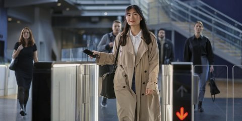 Solución de llamada del ascensor y acceso sin contacto para edificios de gran altura